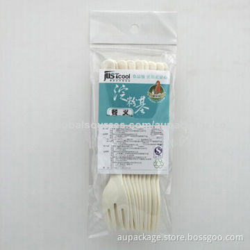 Disposable Environment Cutlery, Starch-based Forks, OEM Orders Welcomed